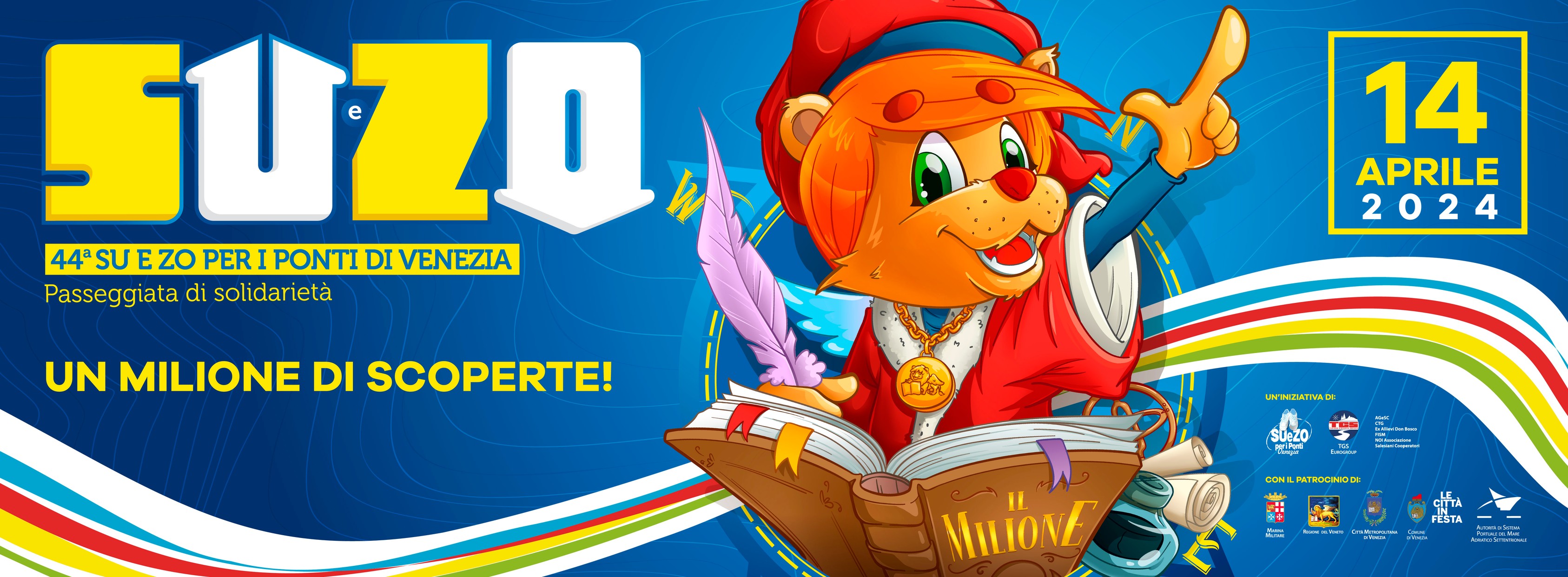 image from 24/04/2024 Su e Zo per i ponti di Venezia